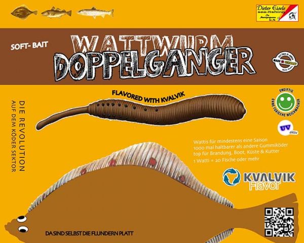 Dieter Eisele Wattworm Doppelganger Con Pesce Piatto Merluzzo - Foto 4